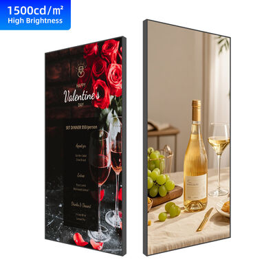 Quality 商用 55 インチ インドール LCD デジタル シグネージ ディスプレイ 1500Nits 高明るさ スクリーン Android 11 factory